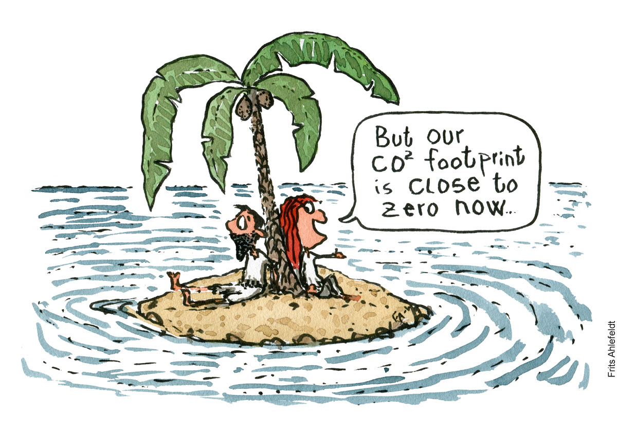 Cartoon Climate illustration by Frits Ahlefeldt