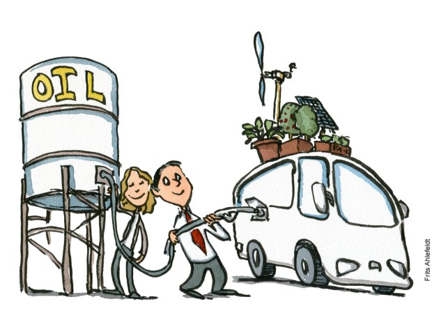 Cartoon Climate illustration by Frits Ahlefeldt