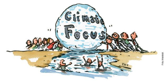 Cartoon Climate illustration by Frits Ahlefeldt