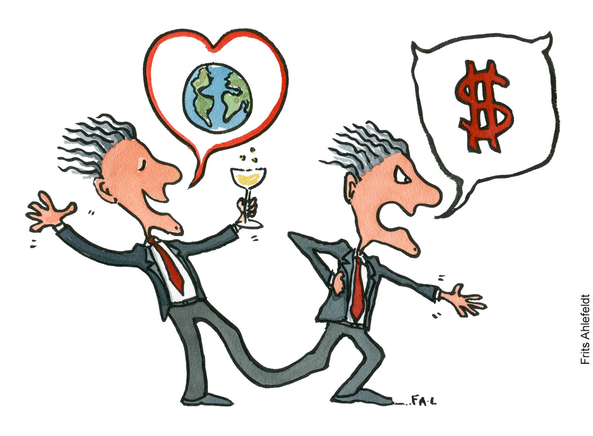 Cartoon Climate illustration by Frits Ahlefeldt